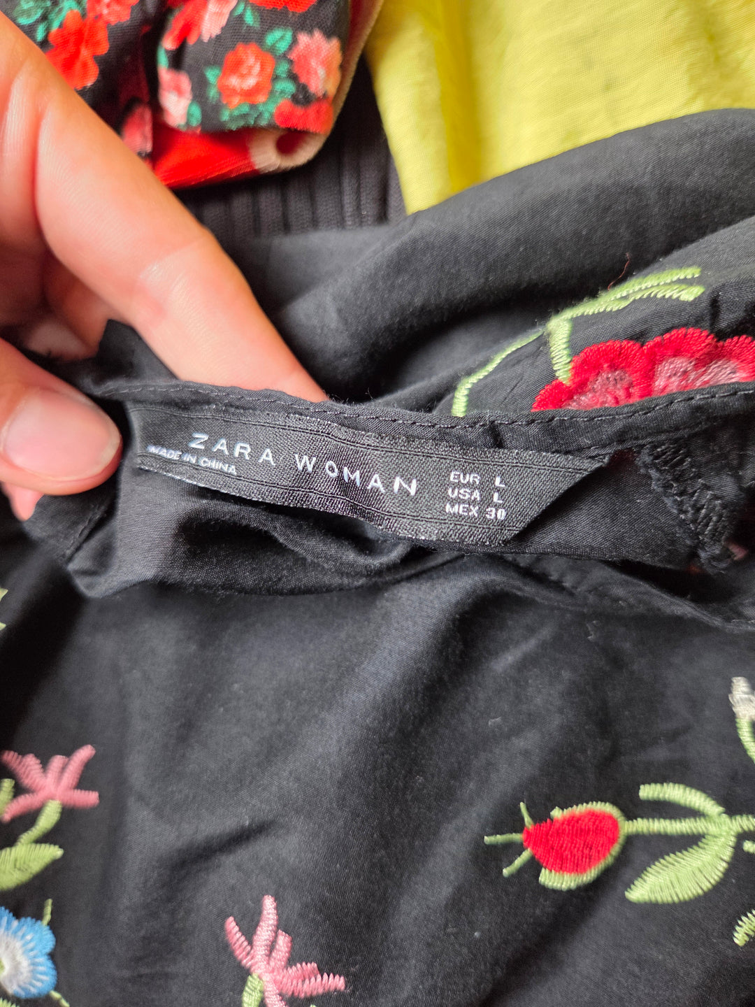 Zara Kleid Minikleid L Etikett