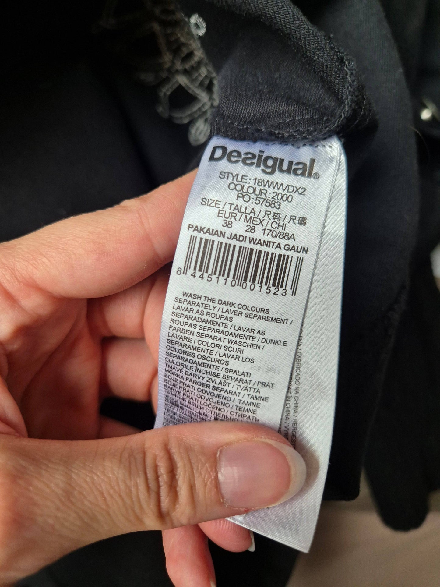 Second Hand Damen Desigual Kleid Minikleid 38 - Fashand