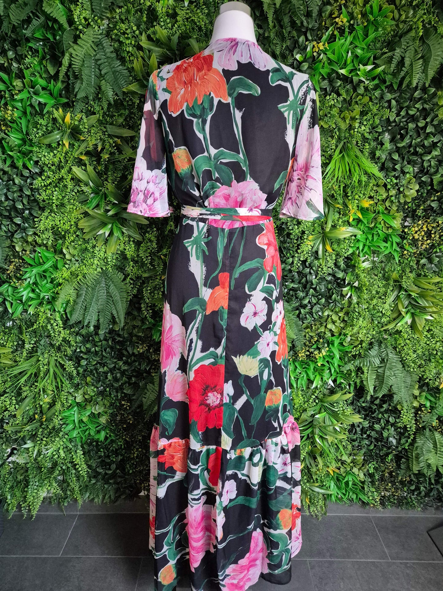 Second Hand Damen Hope & Ivy Wickelkleid Maxikleid M (UK10) - Fashand
