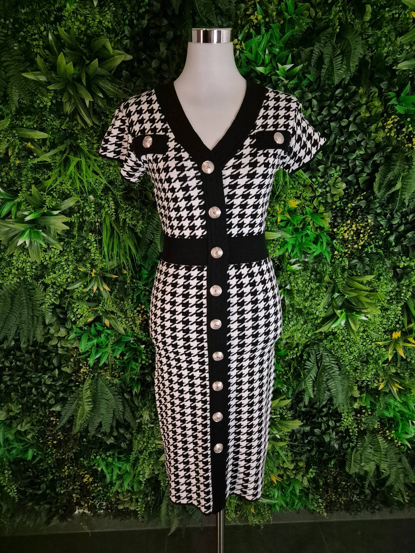 Second Hand Damen Occult Etuikleid Strickkleid S - Fashand