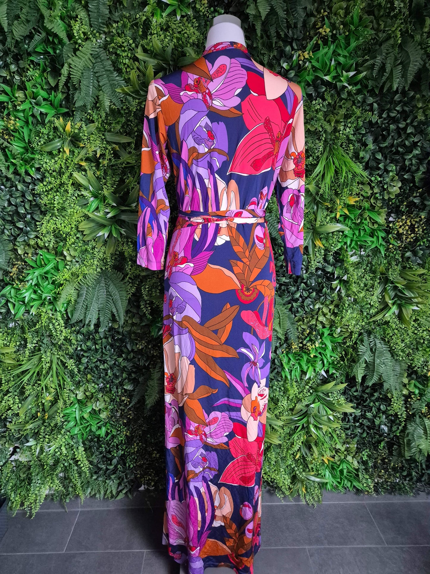 Second Hand Damen Vanilia Wickelkleid Maxikleid 40 - Fashand