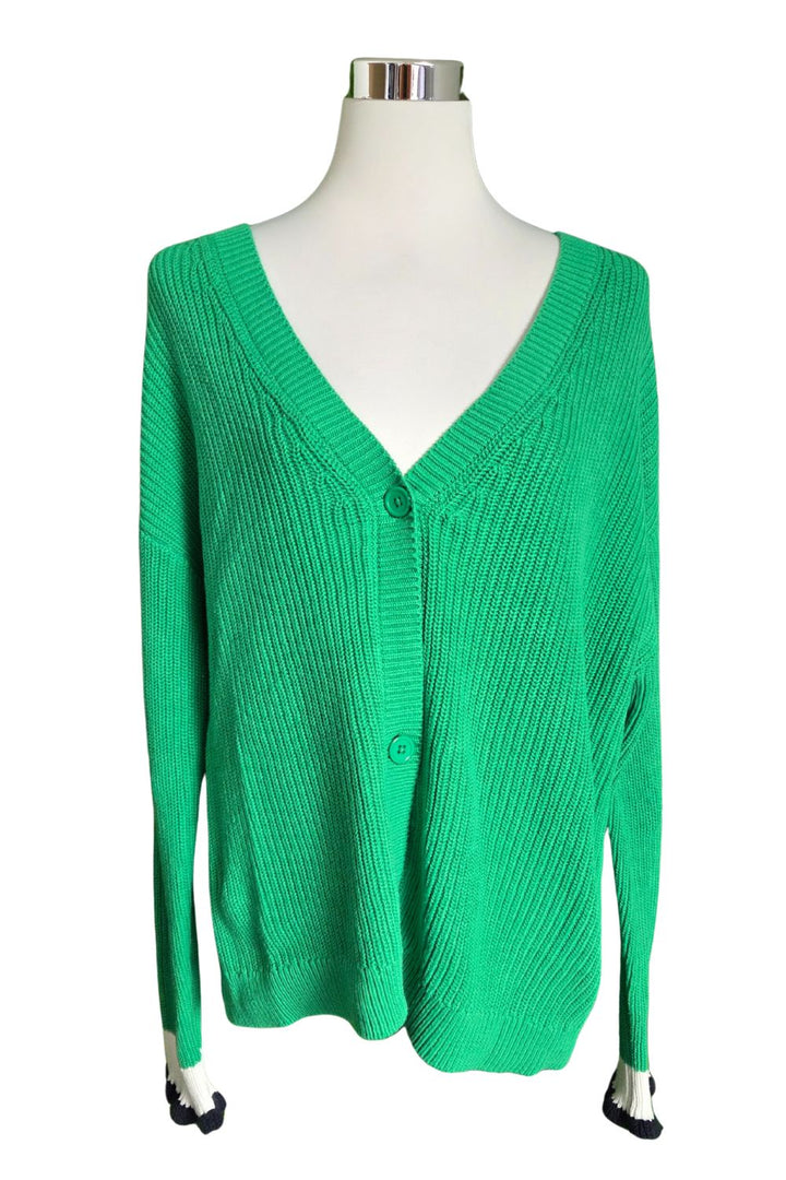 Cartoon Cardigan Strickjacke L