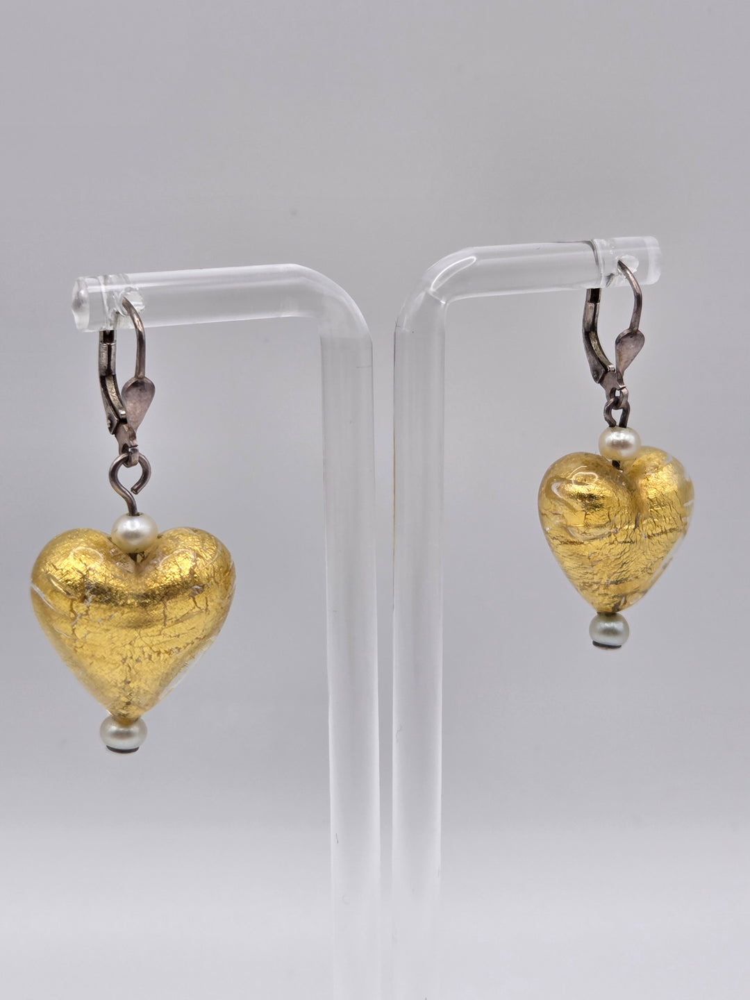 Murano Glas Ohrringe Herzen