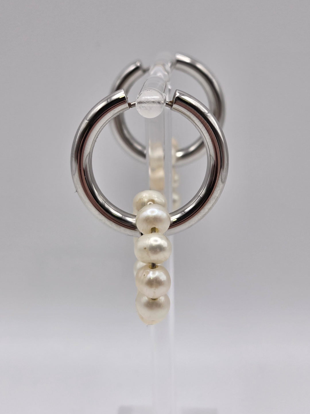 Ohrringe Creolen Perlen