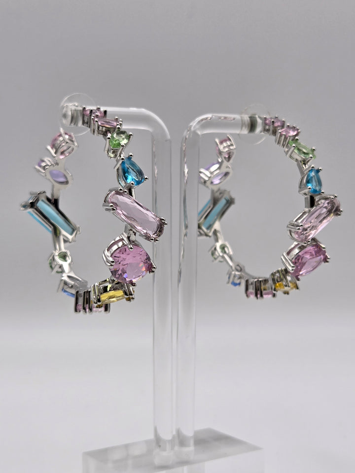 Swarovski Ohrringe Creolen Kristalle