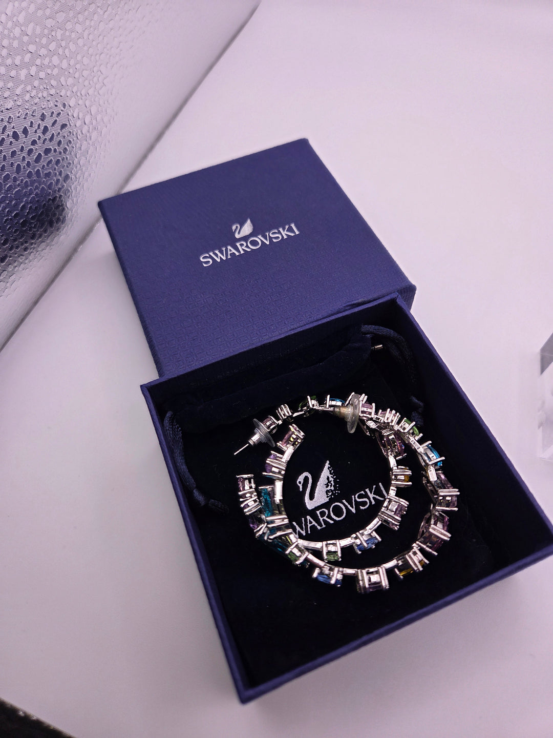 Swarovski Ohrringe Creolen Kristalle