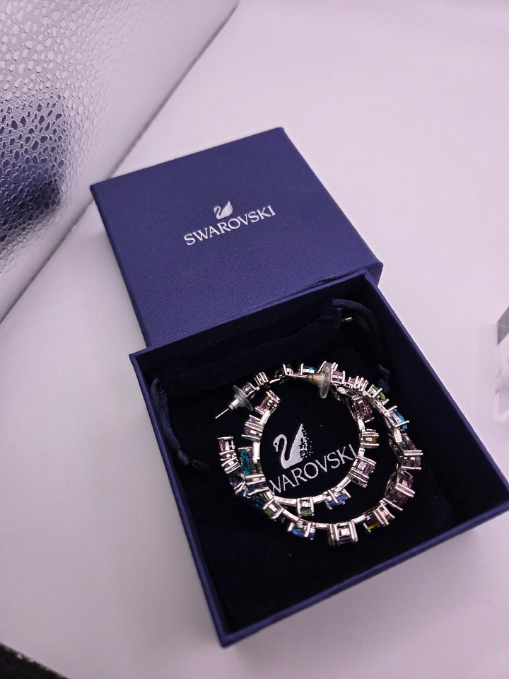 Swarovski Ohrringe Creolen Kristalle