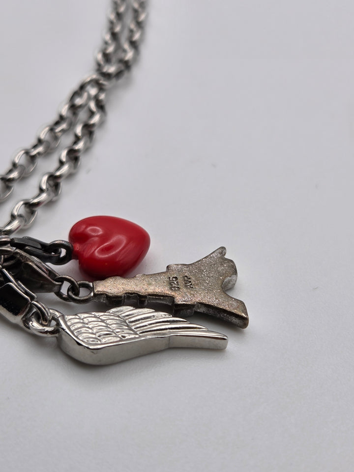 Morella Schmuck Kette mit Charms