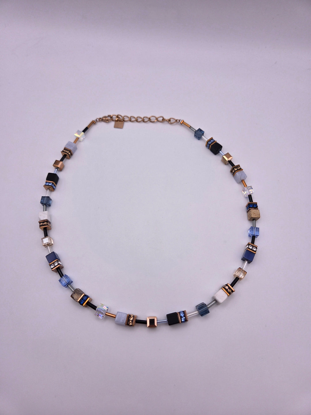 Coeur de Lion Schmuck Kette Geo Cube