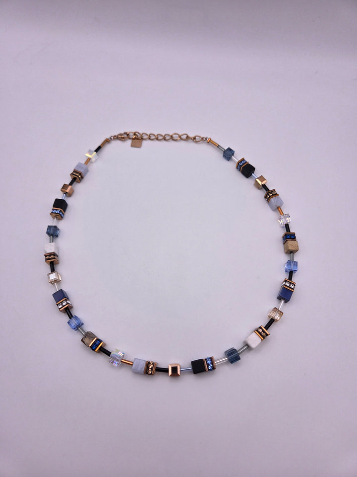 Coeur de Lion Schmuck Kette Geo Cube