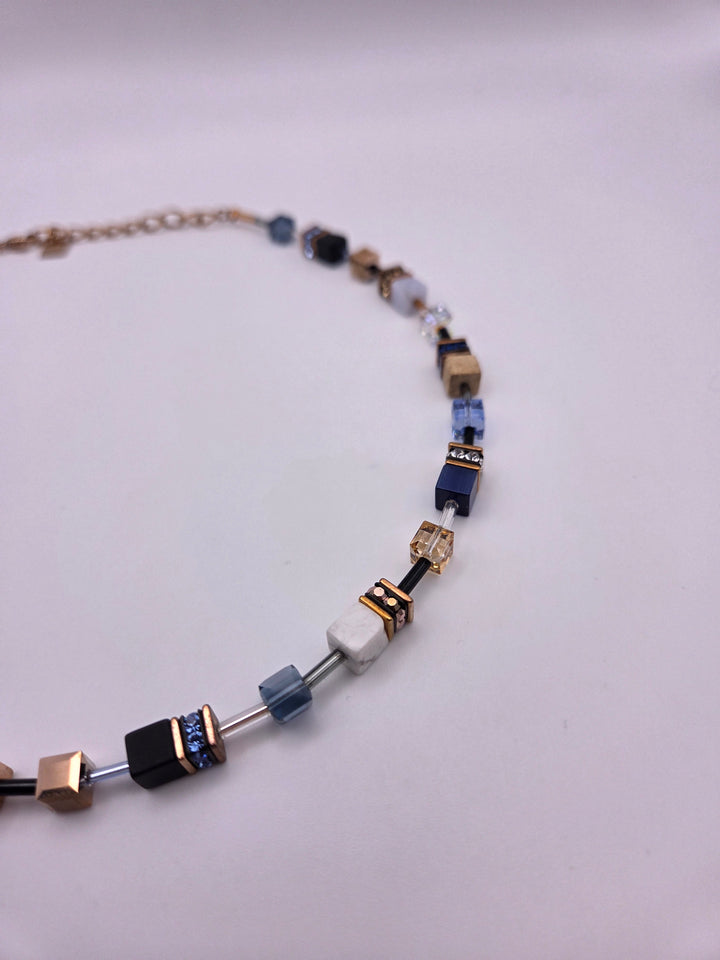 Coeur de Lion Schmuck Kette Geo Cube