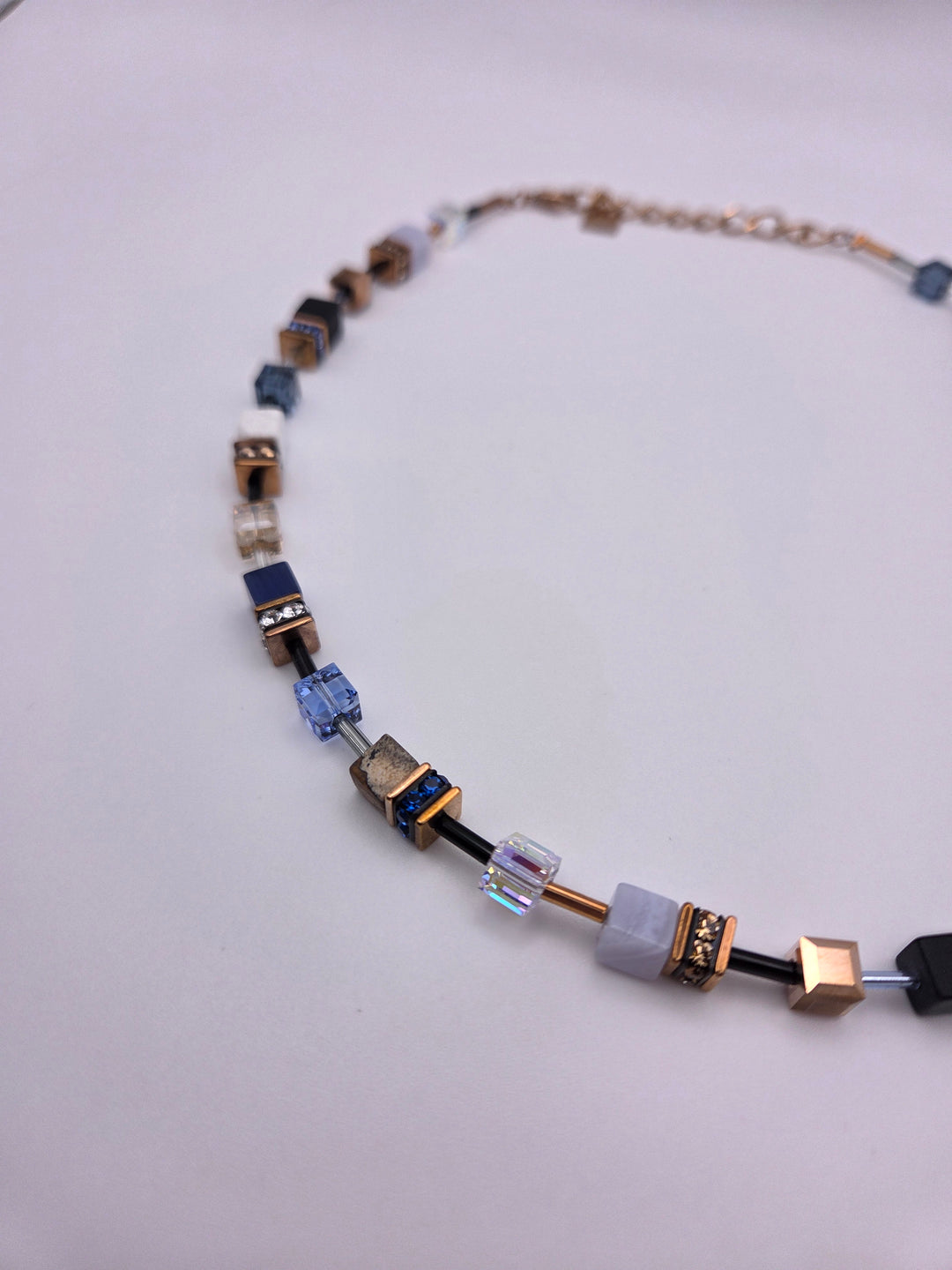 Coeur de Lion Schmuck Kette Geo Cube