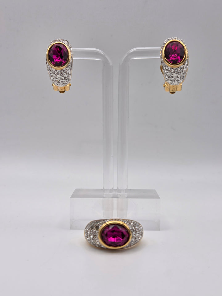 The London Collection Schmuckset pink