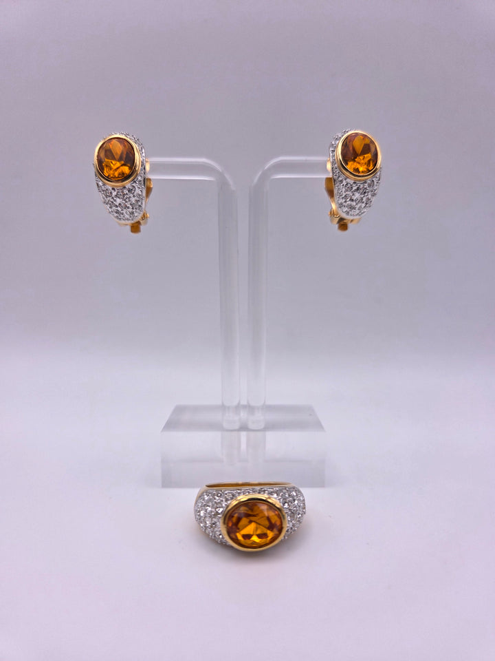 The London Collection Schmuckset orange