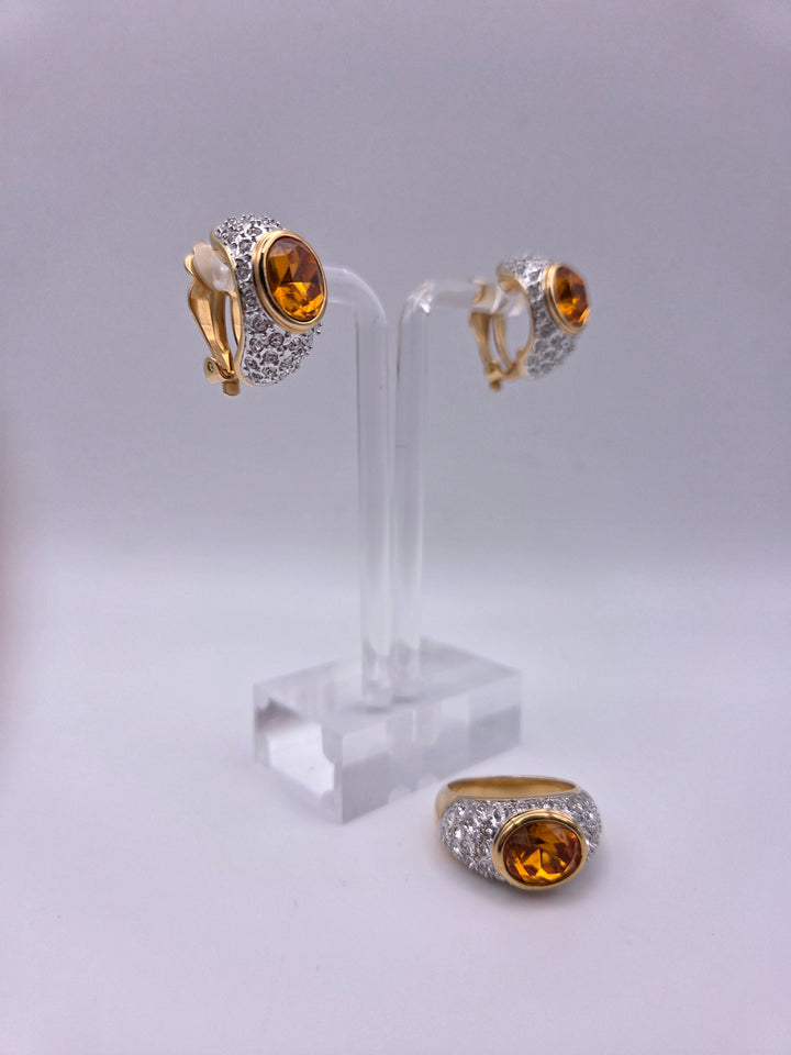 The London Collection Schmuckset orange