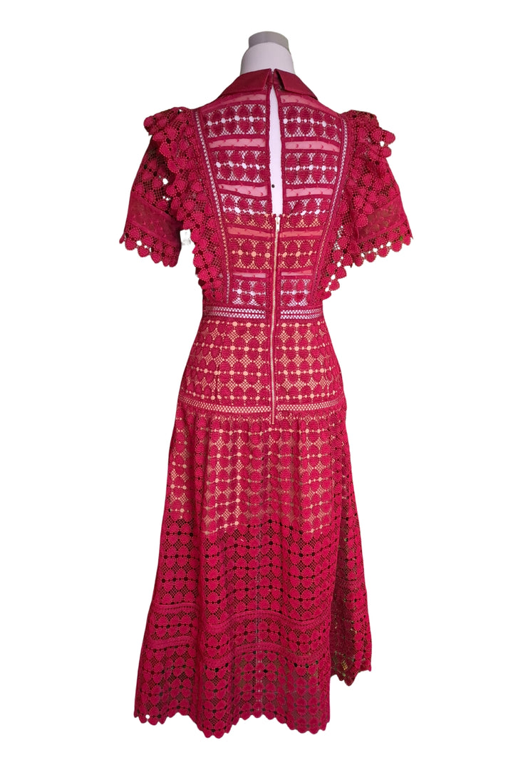 Self-Portrait Kleid Midikleid S UK8