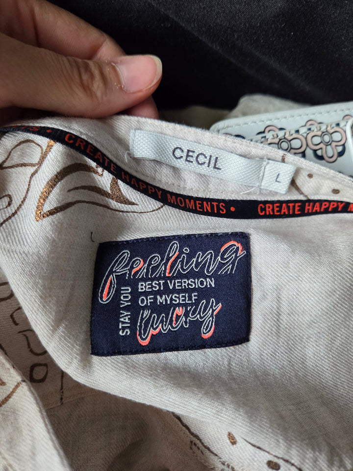 Cecil Bluse Oberteil L Label