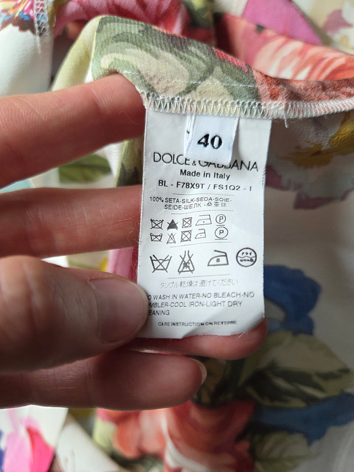 Dolce & Gabbana Bluse Oberteil IT40 Etikett