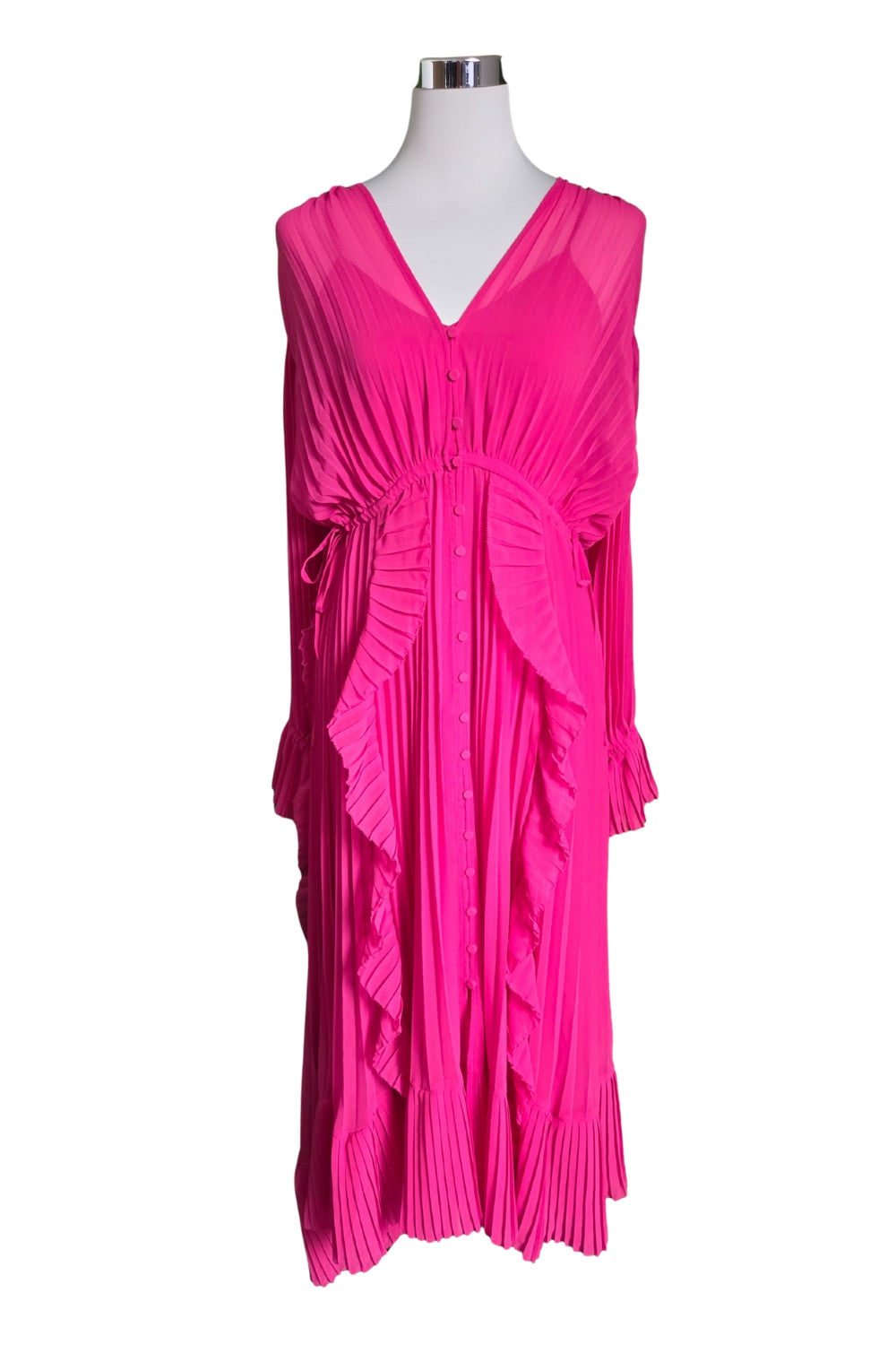 Self-Portrait Kleid Midikleid UK10 Front