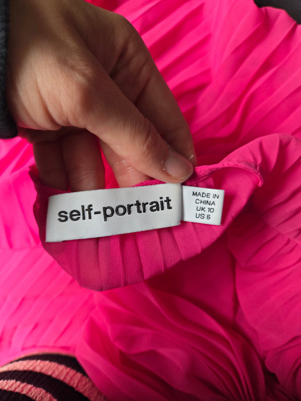 Self-Portrait Kleid Midikleid UK10 Label