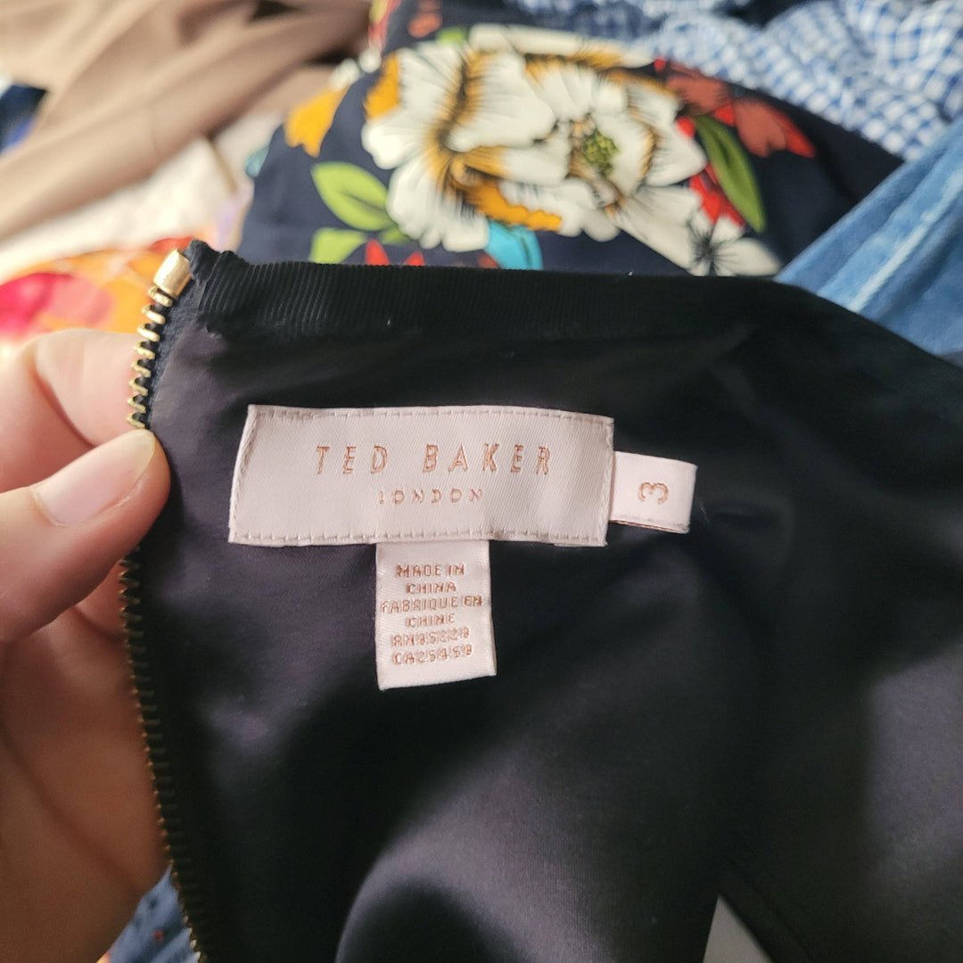 Ted Baker Kleid Minikleid 40 3 Etikett
