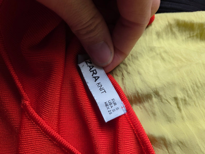 Zara Top Oberteil S Etikett