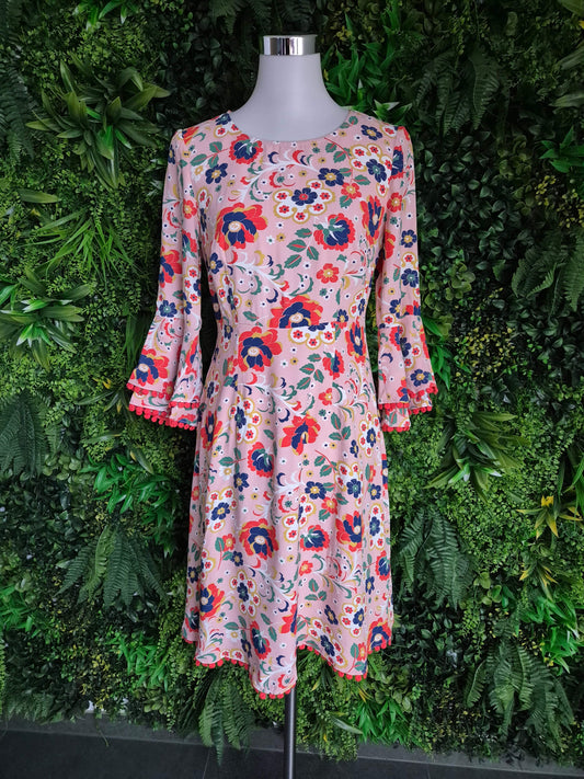 Second Hand Damen Boden Freizeitkleid Minikleid UK8R (34R) - Fashand