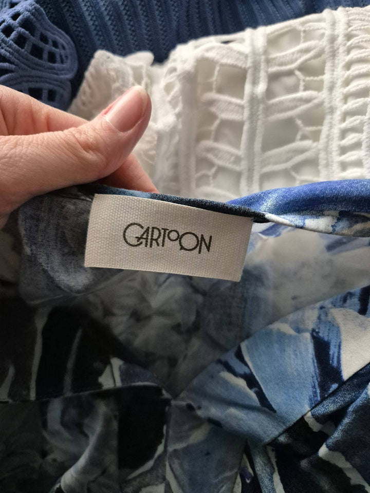 Cartoon Bluse Oberteil 38 - Fashand