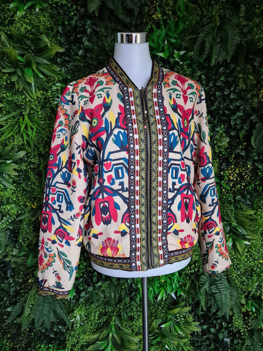 Second Hand Damen Desigual leichte Jacke Wendejacke 42 - Fashand