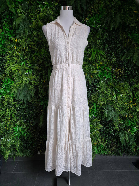 Second Hand Damen Desigual Spitzenkleid Midikleid M - Fashand