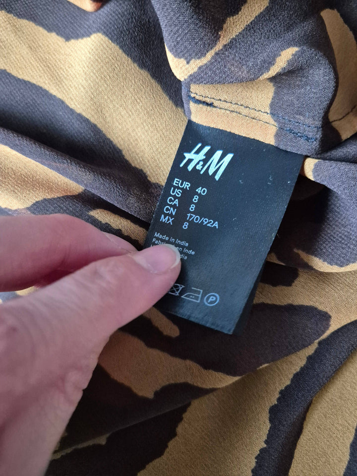 H&M Bluse Transparenzbluse L - Fashand