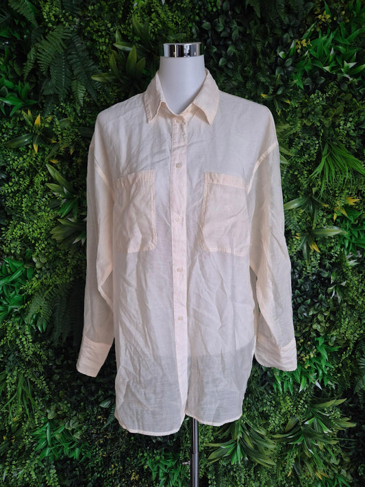 Second Hand Damen H&M Bluse Transparenzbluse M - Fashand