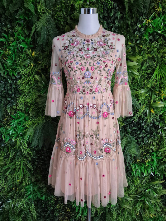Second Hand Damen Needle & Thread Kleid Minikleid 38 UK10 - Fashand