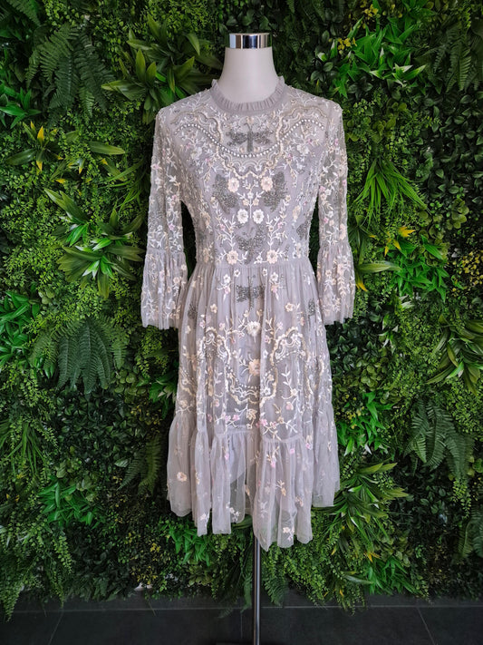 Second Hand Damen Needle & Thread Kleid Minikleid L UK12 - Fashand