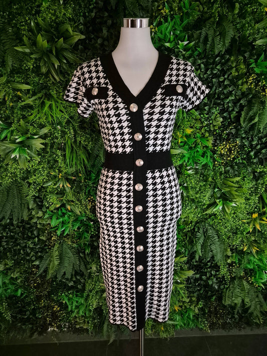 Second Hand Damen Occult Etuikleid Strickkleid S - Fashand