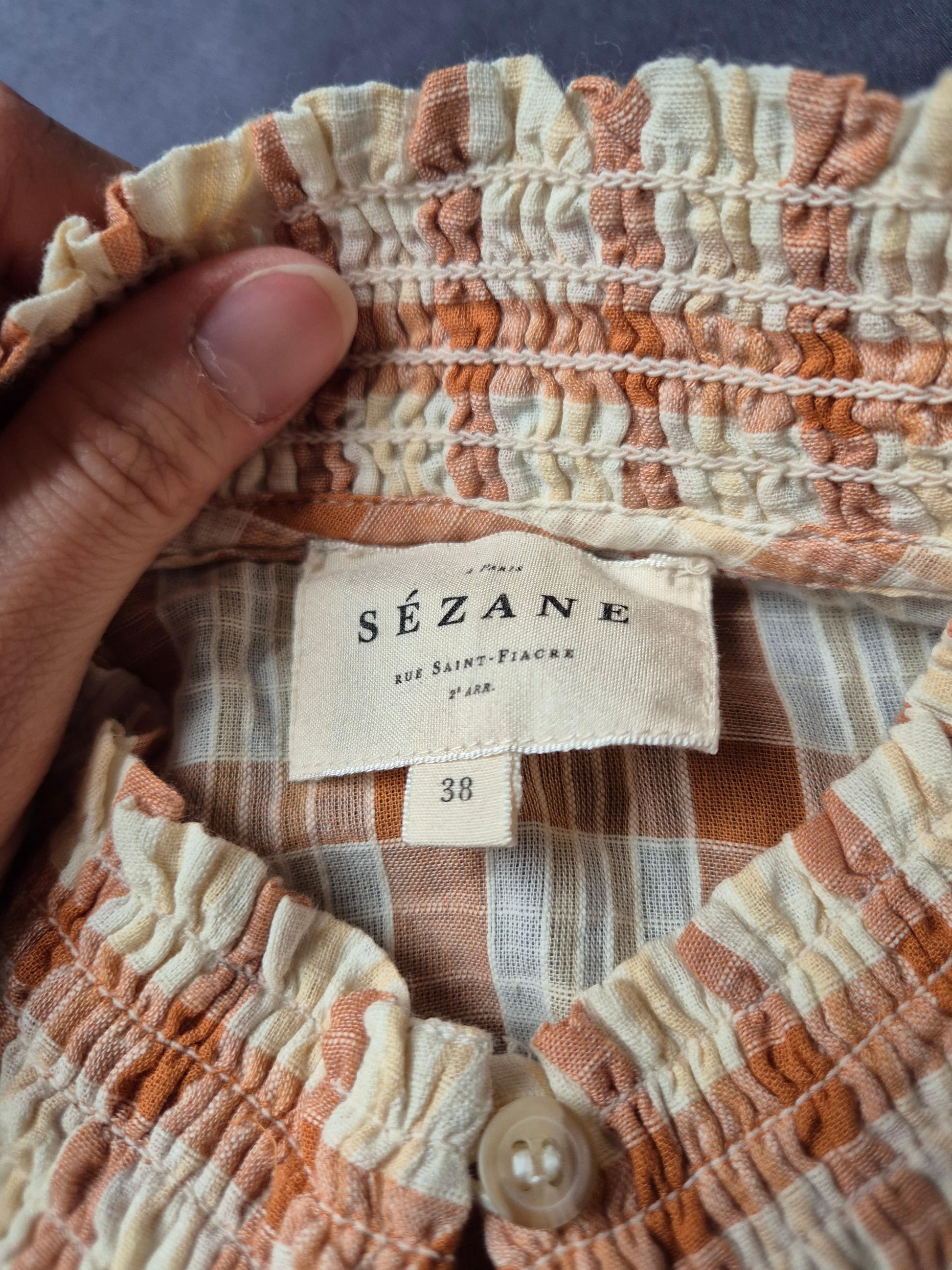 Second Hand Damen Sézane Bluse Oberteil FR38 - Fashand