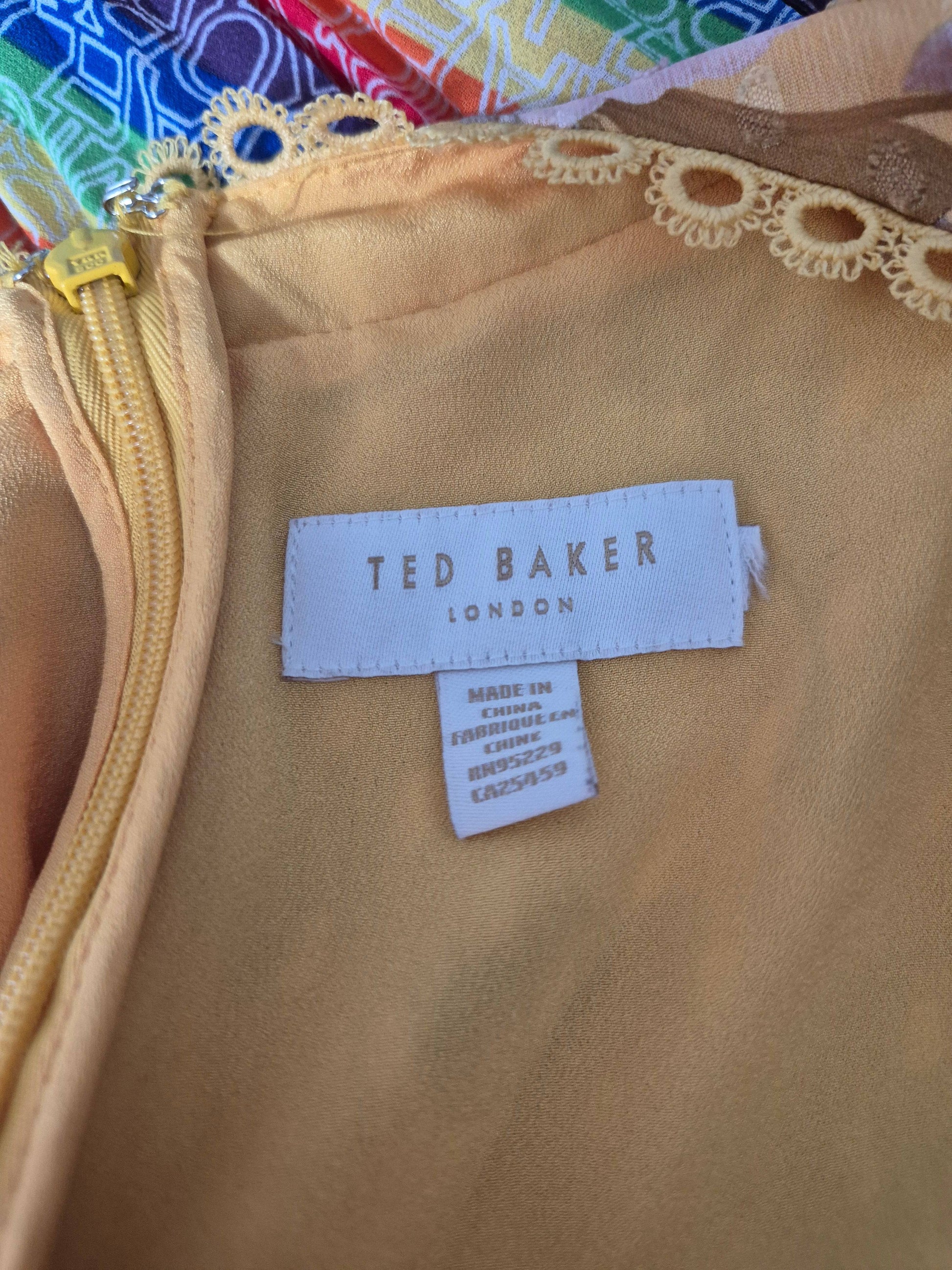 Second Hand Damen Ted Baker Cocktailkleid Minikleid 34 0 - Fashand
