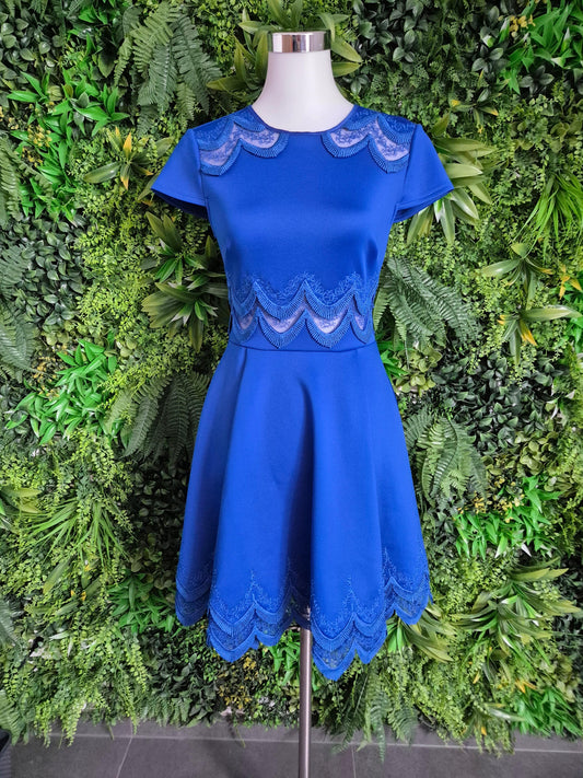 Second Hand Damen Ted Baker Cocktailkleid Minikleid 36 1 - Fashand