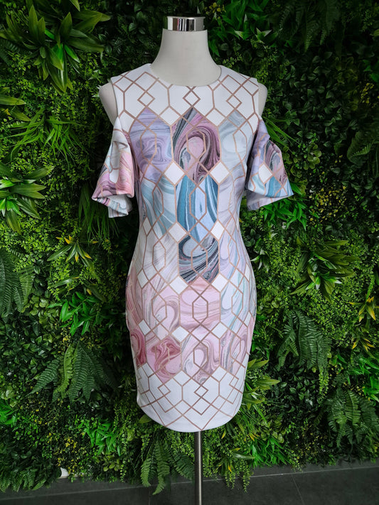 Second Hand Damen Ted Baker Etuikleid Minikleid 38 2 - Fashand