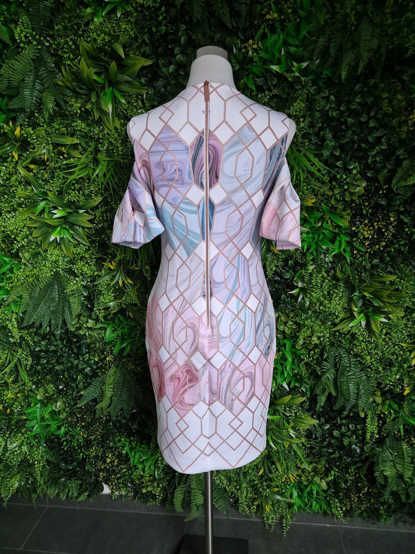 Second Hand Damen Ted Baker Etuikleid Minikleid 38 2 - Fashand