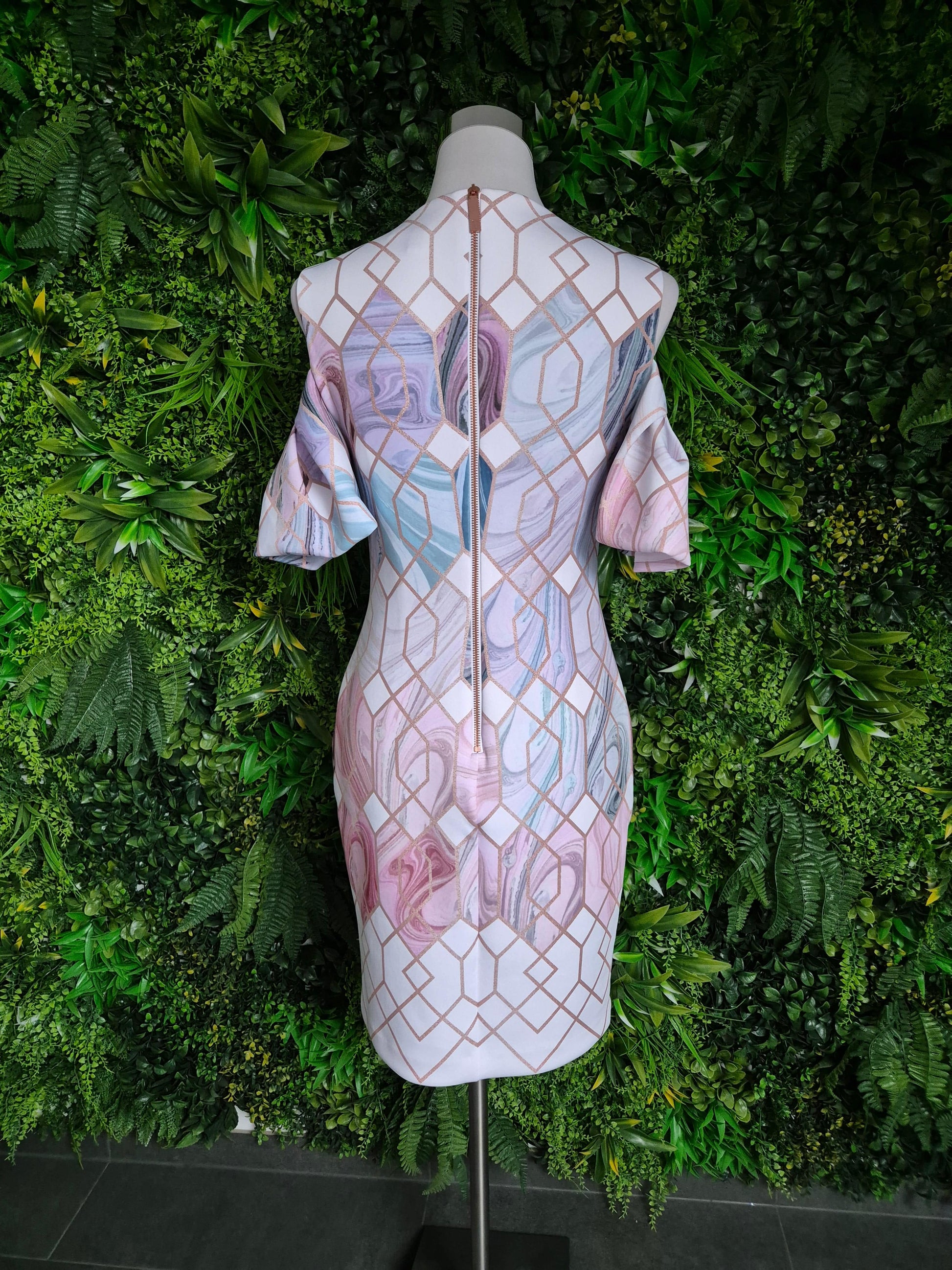 Second Hand Damen Ted Baker Etuikleid Minikleid 38 2 - Fashand