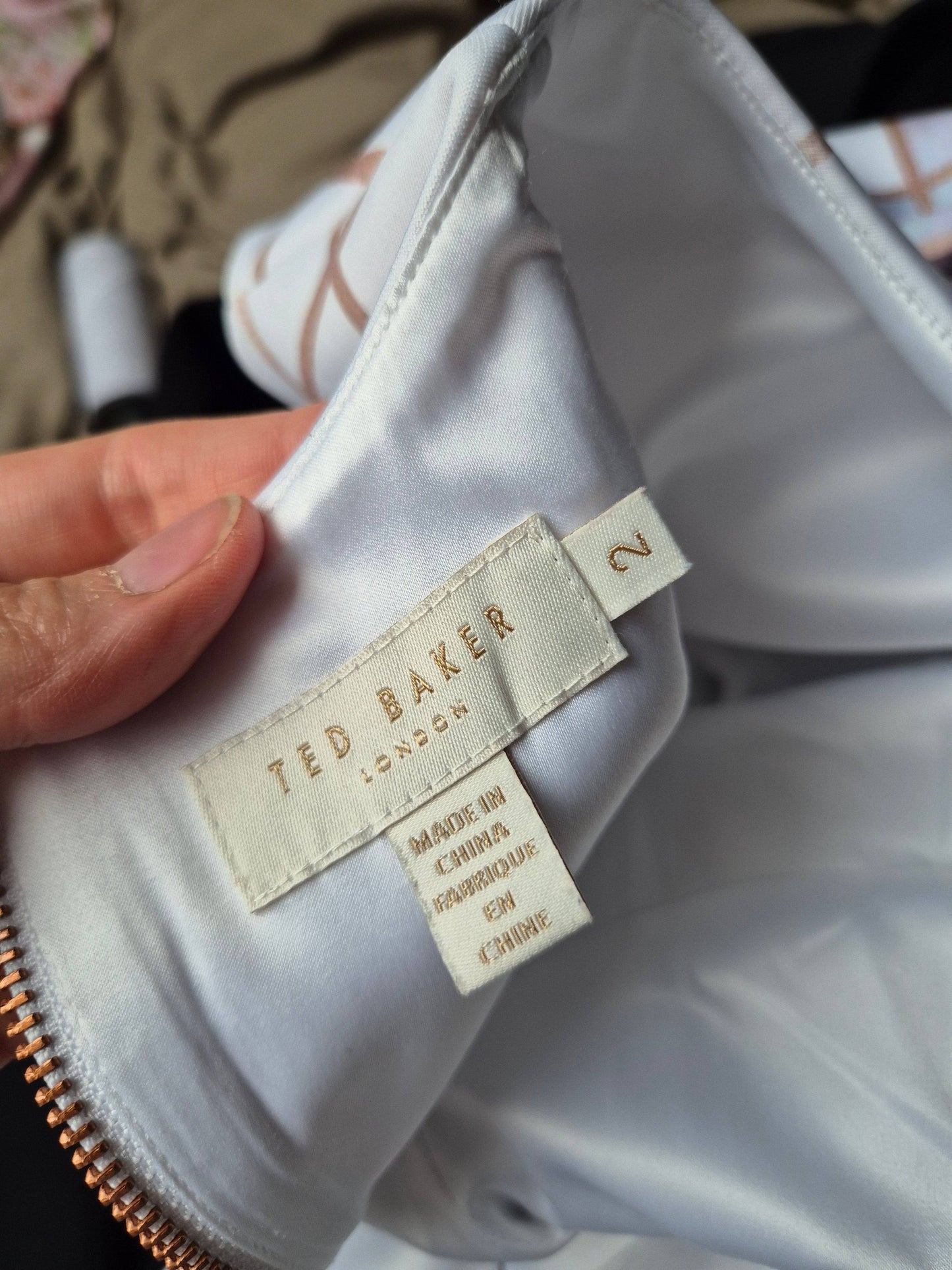 Second Hand Damen Ted Baker Etuikleid Minikleid 38 2 - Fashand