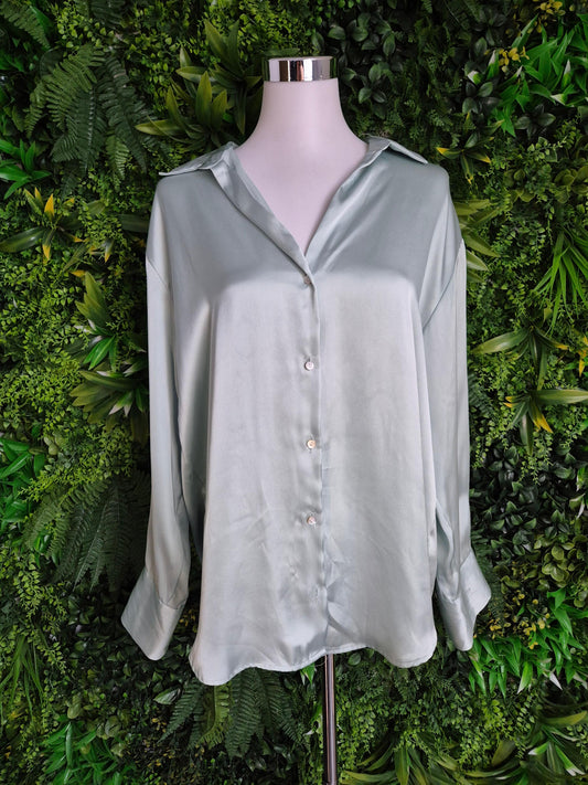 Second Hand Damen Zara Bluse Hemdbluse 42 - Fashand